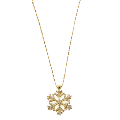 KAR TANESİ ALTIN KOLYE