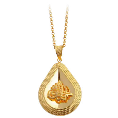 TUĞRALI ALTIN KOLYE